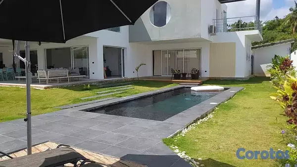 casas vacacionales y villas - Las Terrenas - Samaná, Villa amueblada con 4 habitaciones 3