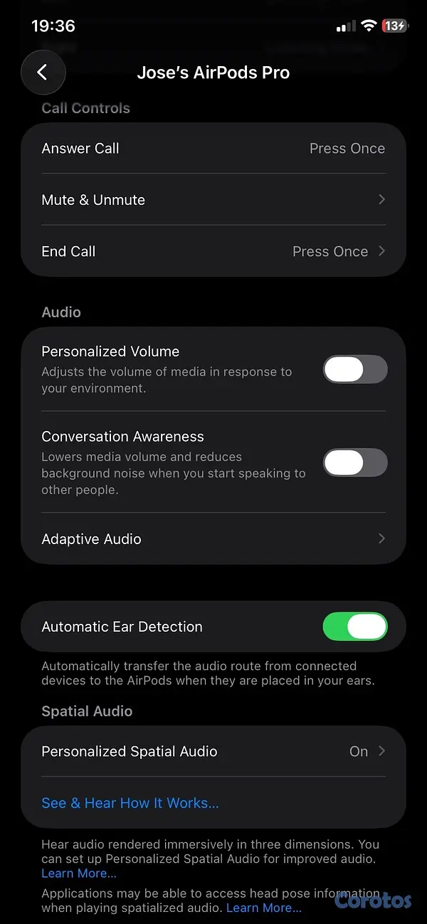 camaras y audio - Airpods Pro (2da generación) 6