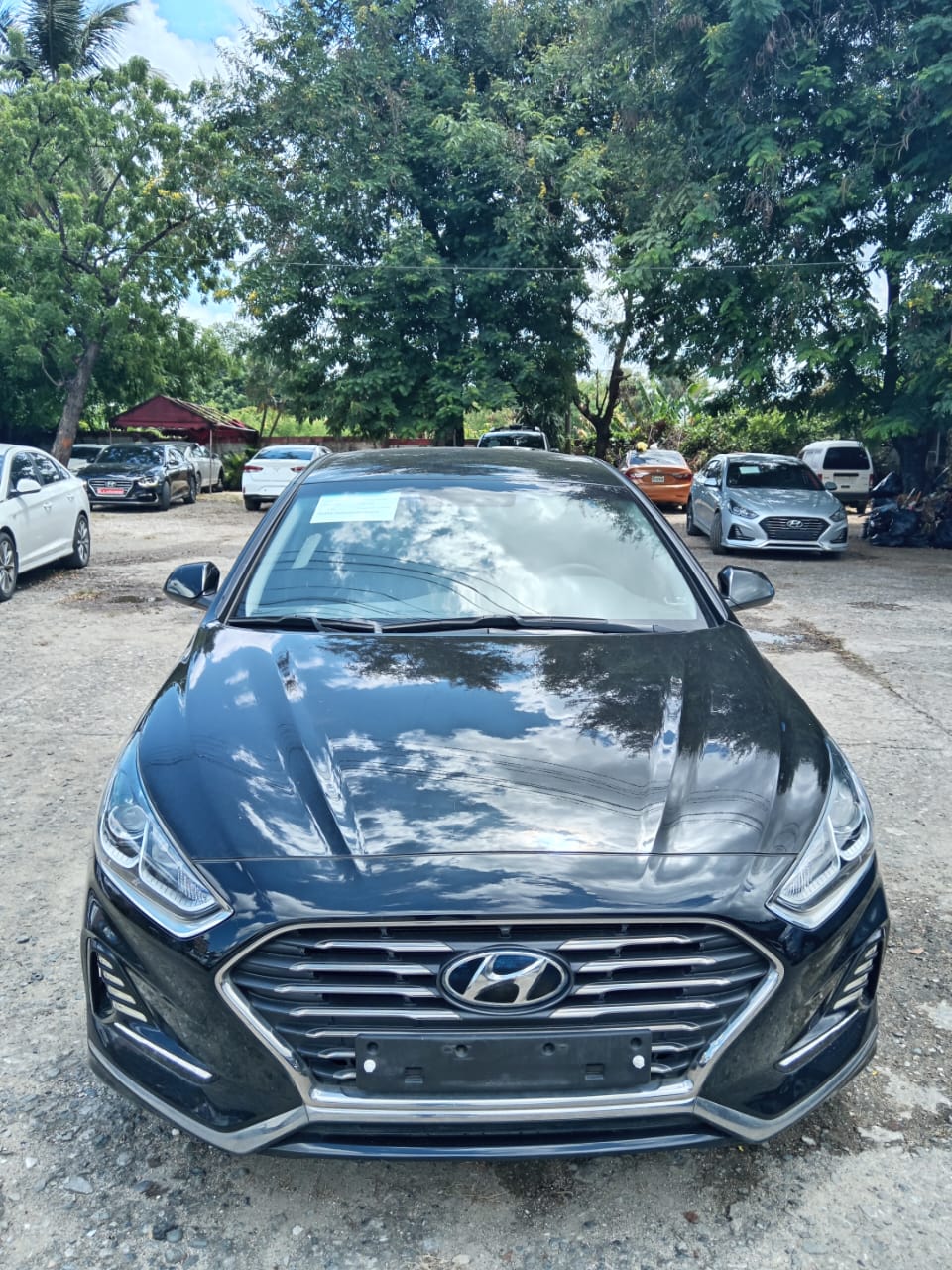 carros - HYUNDAI SONATA NEW RISE 2018 NEGRO GASOLINA 1
