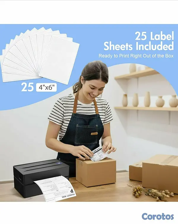 impresoras y scanners - Impresora Bluetooth térmica para etiquetas totalmente nueva en su caja 1