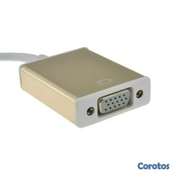 accesorios para electronica - Convertidor Tipo C USB 3.1  macho a VGA Adaptador de cable de enchufe. 2