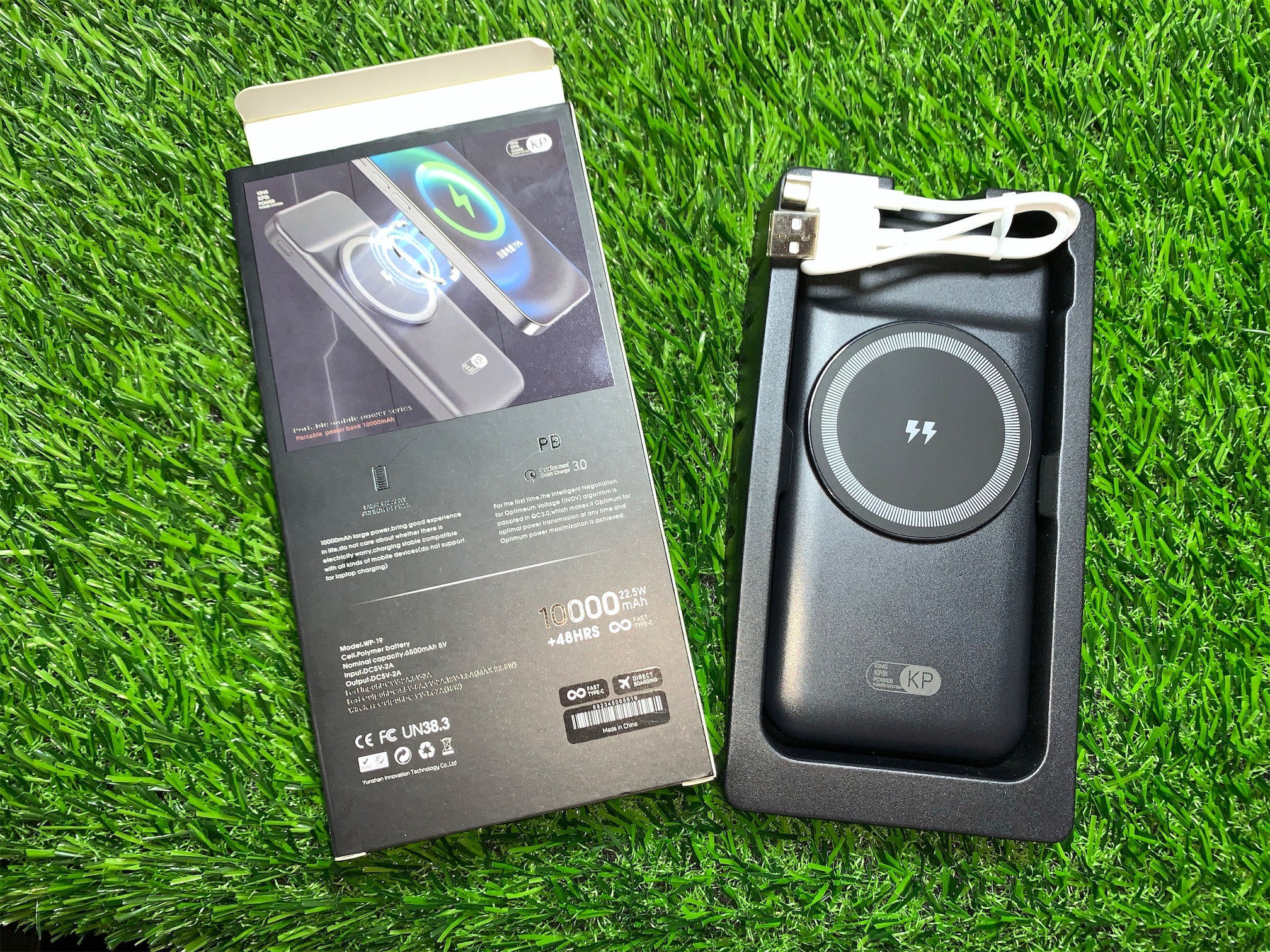 celulares y tabletas - Cargador portátil inalámbrico 10000 mah 5