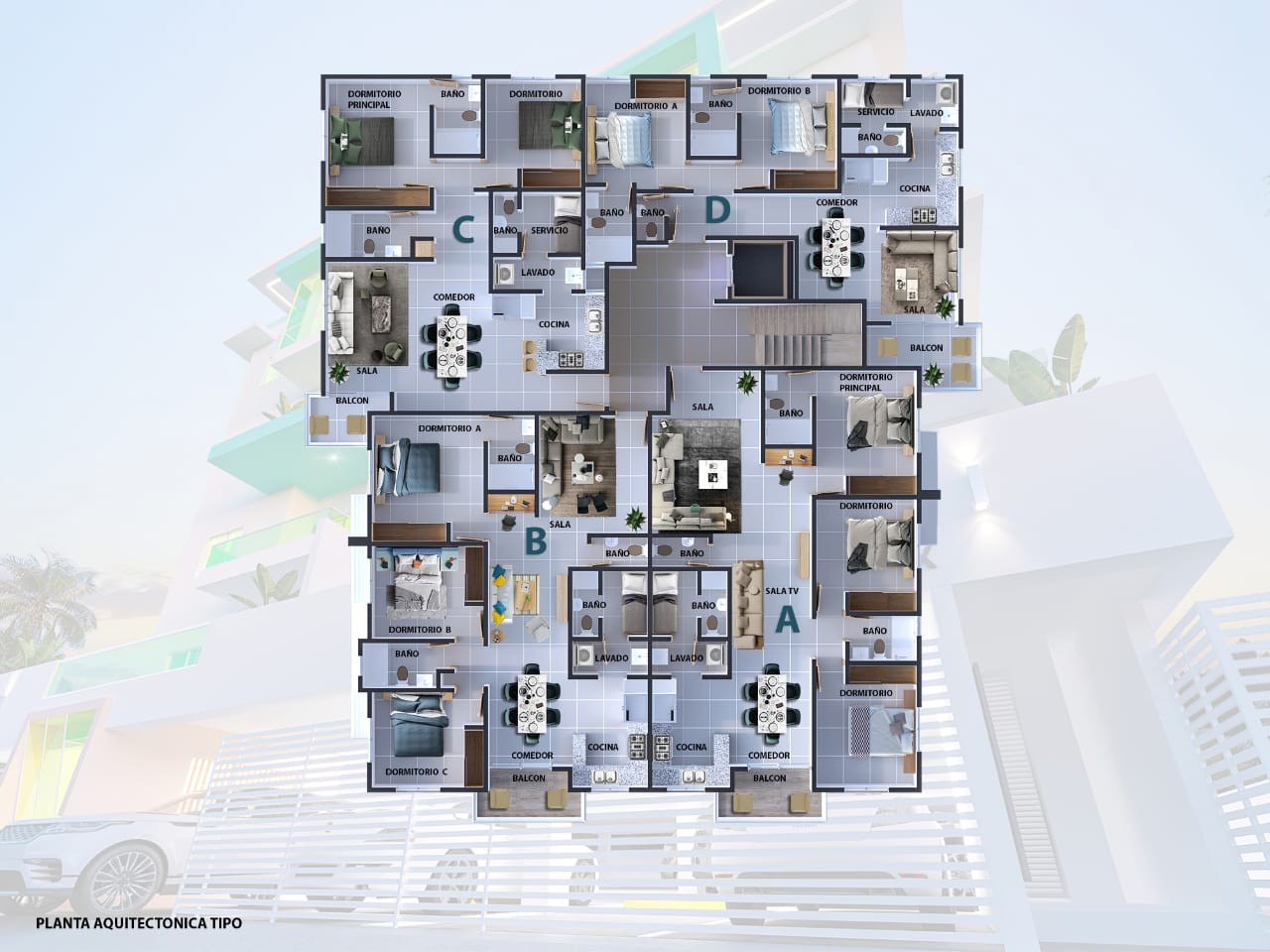apartamentos - Proyecto de Apartamento en venta en la Av. Independencia 5