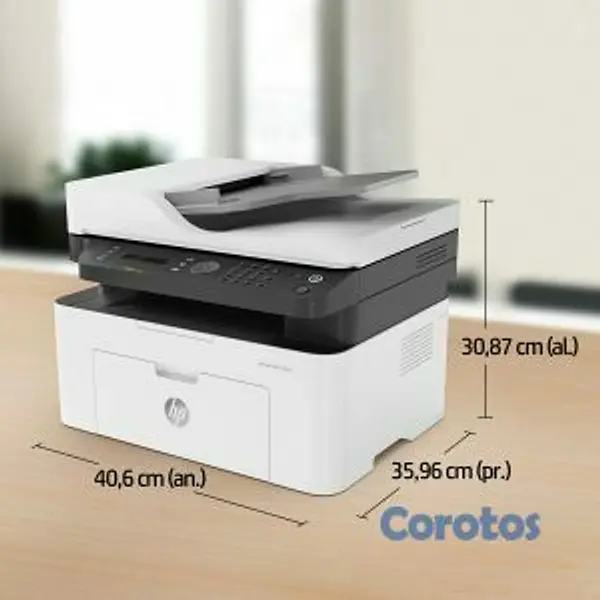 impresoras y scanners - MULTIFUNCIONAL HP LASERJET PRO MFP M137FNW COPIA,IMPRIME,SCANER, Wi-Fi 3