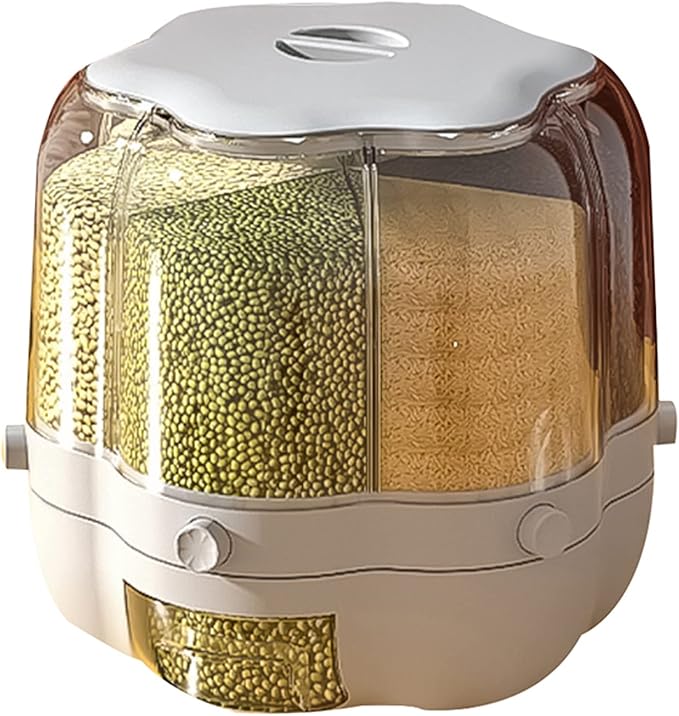 cocina - Dispensador de Granos Redondo de 6 Rejillas Girato 1