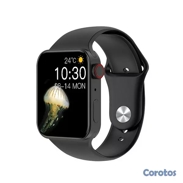 accesorios para electronica - Reloj inteligente T100 MAX BIG 2.0 serie 7 con carga inalambrica 45 mm 4