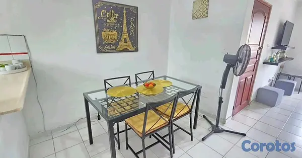 apartamentos - ALQUILÓ estudio amueblado atrás de unión médica Santiago  6