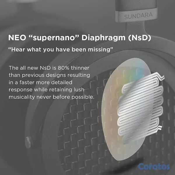 camaras y audio - Hifiman Sundara Auriculares c/cable Planar Magneti 8