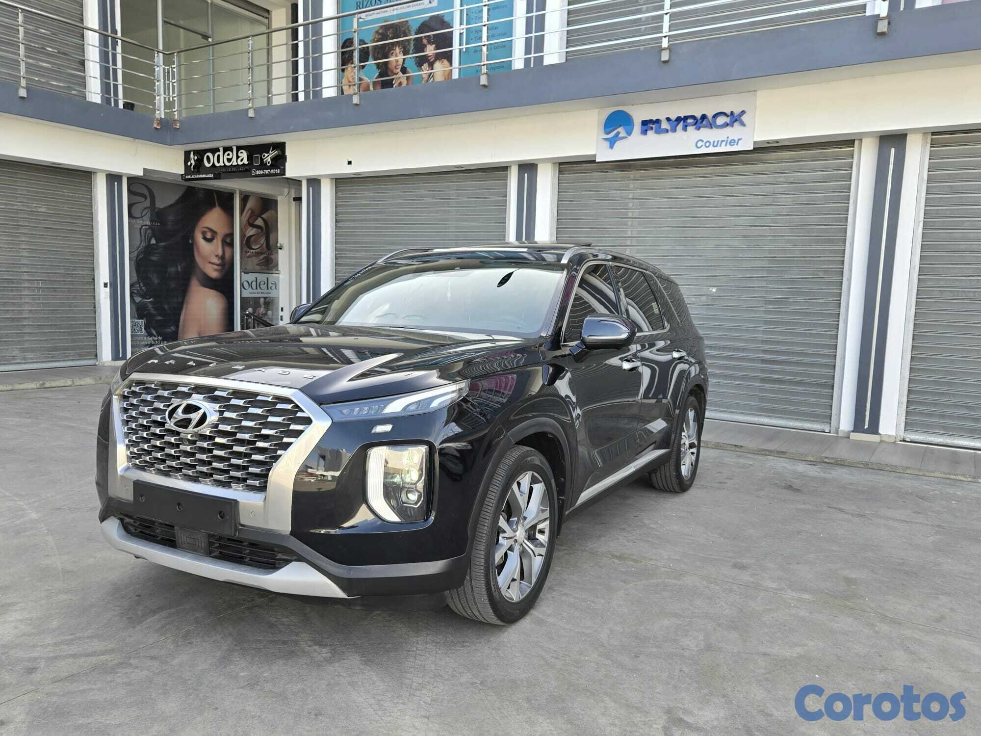 jeepetas y camionetas - HYUNDAI PALISADE 2019 NEGRA GASOLINA 3