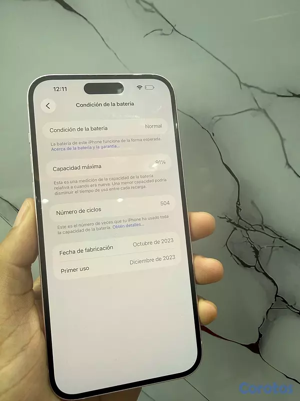 celulares y tabletas - iPhone 15 Plus Rosado 256GB Desbloqueado para todas las compañías batería 🔋 91% 6