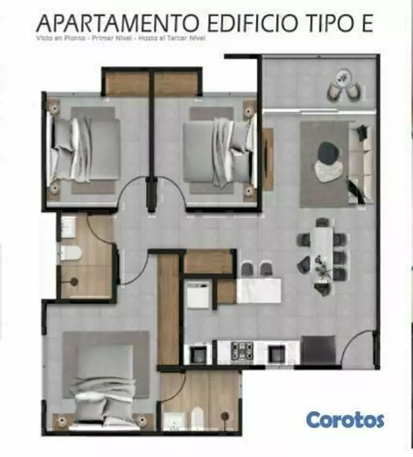 apartamentos - 2do nivel en residencial lp11 5