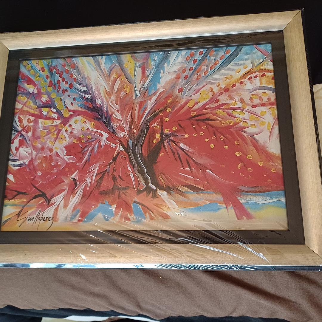 decoración y accesorios - colección de serigrafías metalicas enmarcadas de Guillo Perez 2