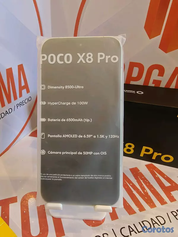 celulares y tabletas - POCO X8 PRO 5G, 8GB RAM 256GB ROM 8
