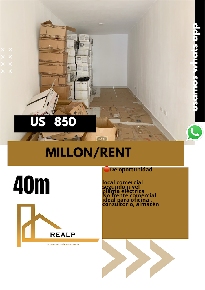 oficinas y locales comerciales - Local en el millon  0