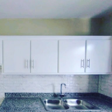 cocina - Gabinete blanco para cocina 1