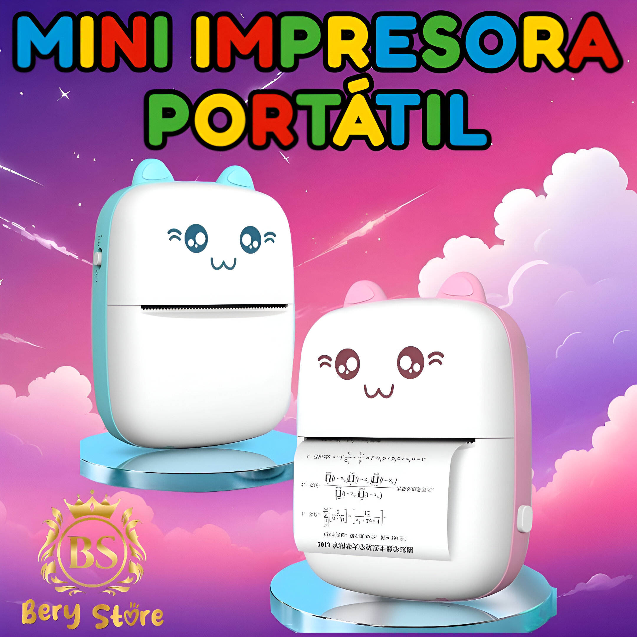 impresoras y scanners - MINI IMPRESORA PORTÁTIL | MINI IMPRESORA DE GATITO | MINI IMPRESORA | IMPRESORA  0