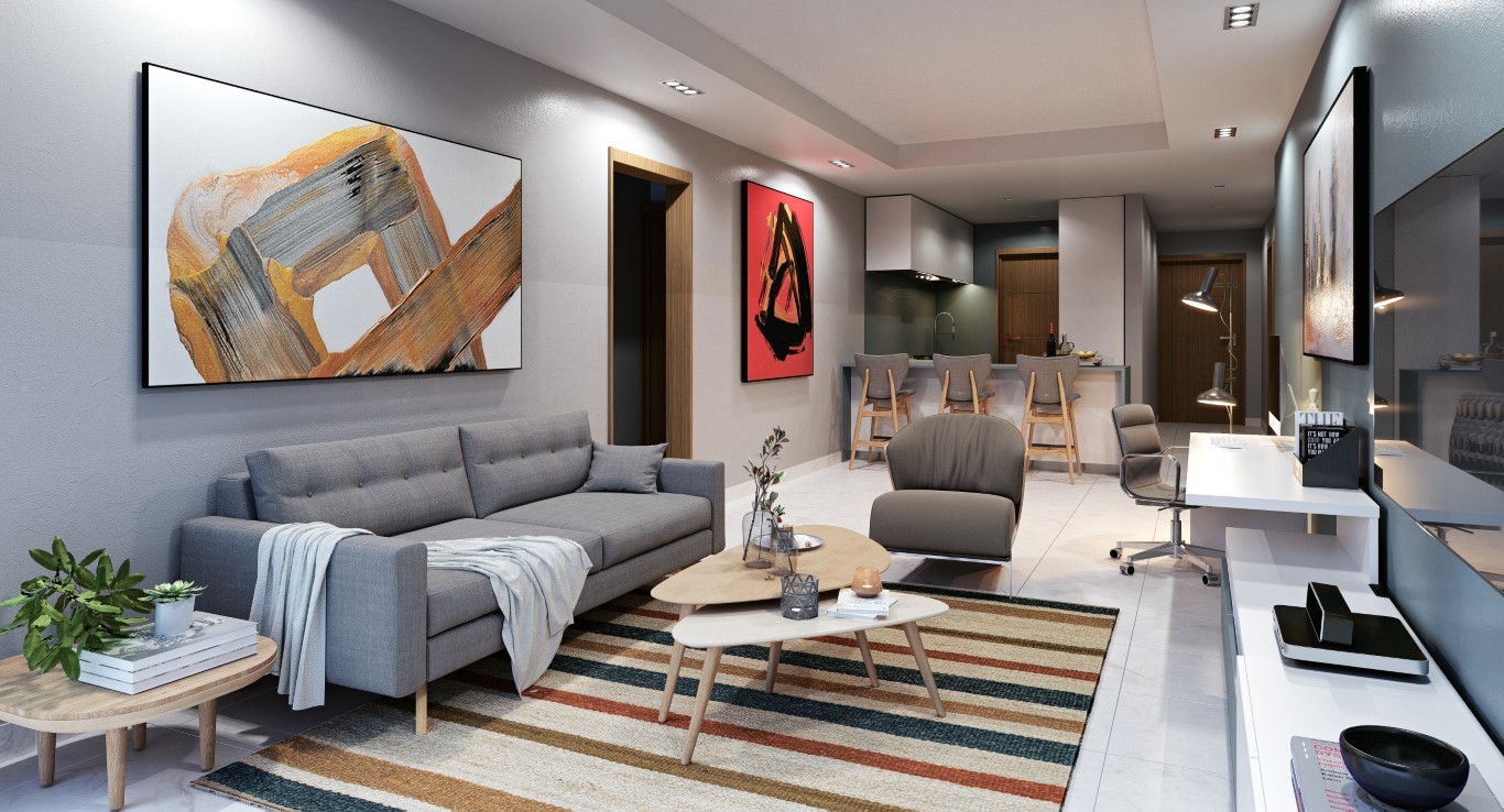 apartamentos - Venta de Apartamento de 2 Hab,  El Vergel.

