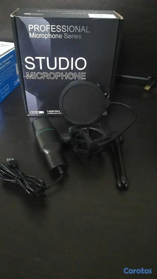 camaras y audio - KIT DE MICROFONO CONDENSADOR PARA MESA PJ-24 2
