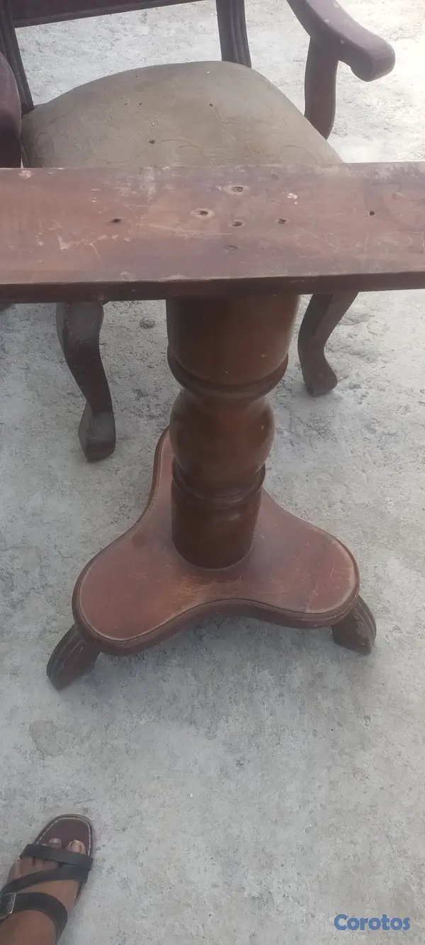 muebles y colchones - Juego de comedor para pintar 4