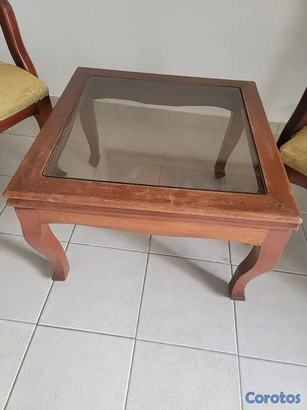 muebles y colchones - Butacas y mesa en caoba negociable 3