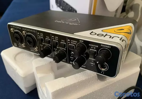 instrumentos musicales - Interfaz BEHRINGER U-PHORIA UMC204HD 2