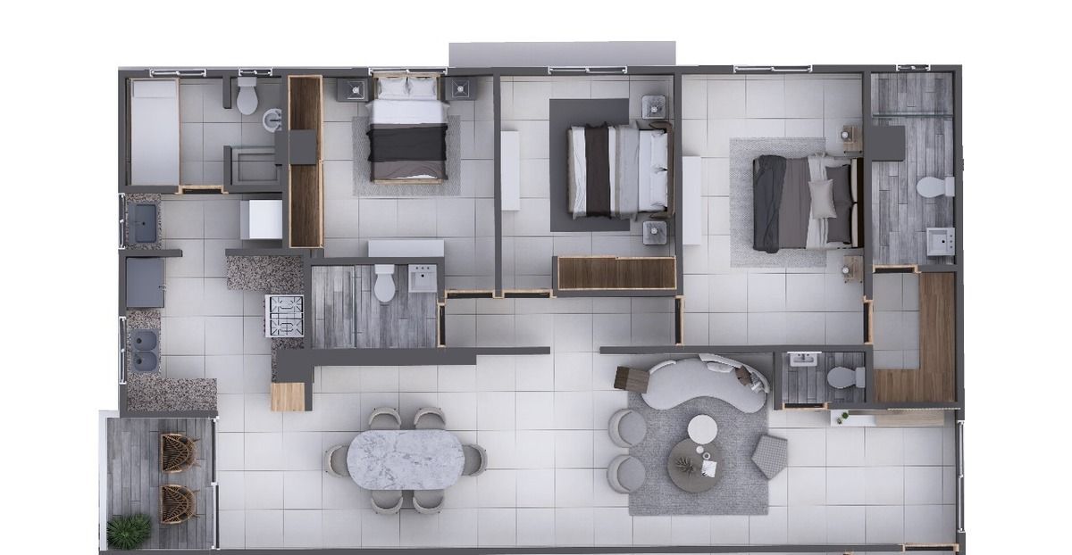 apartamentos - Apartamentos en el Millon de 2 y 3 habitaciones  1