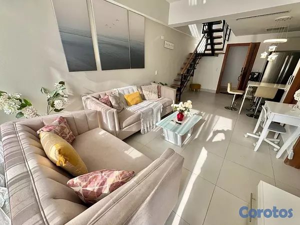 apartamentos - vendo amueblado serralles Ph piso 8 y 9 terraza jacuzzi privado dos hab con ba 3