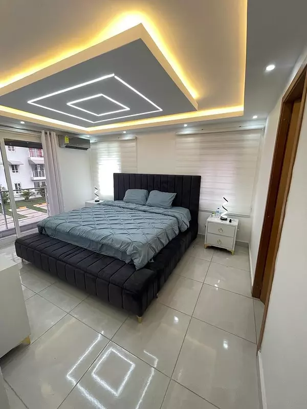 apartamentos - VENTA DE APARTAMENTO AMUEBLADO  EN CIUDAD MODELO,SDN 5