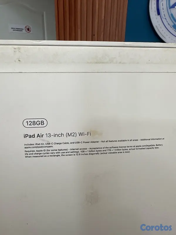 celulares y tabletas - Apple iPad Air 13 m2 128gb nueva sellada  2