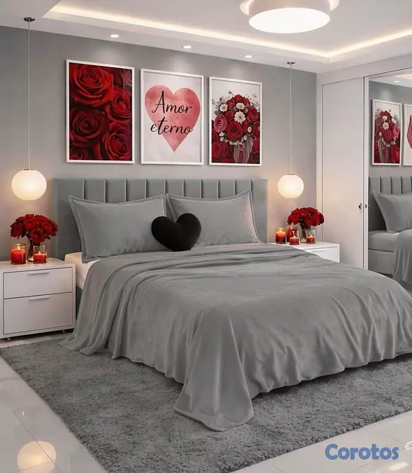 muebles y colchones - juego de frisas suave para cama de 60 
 4