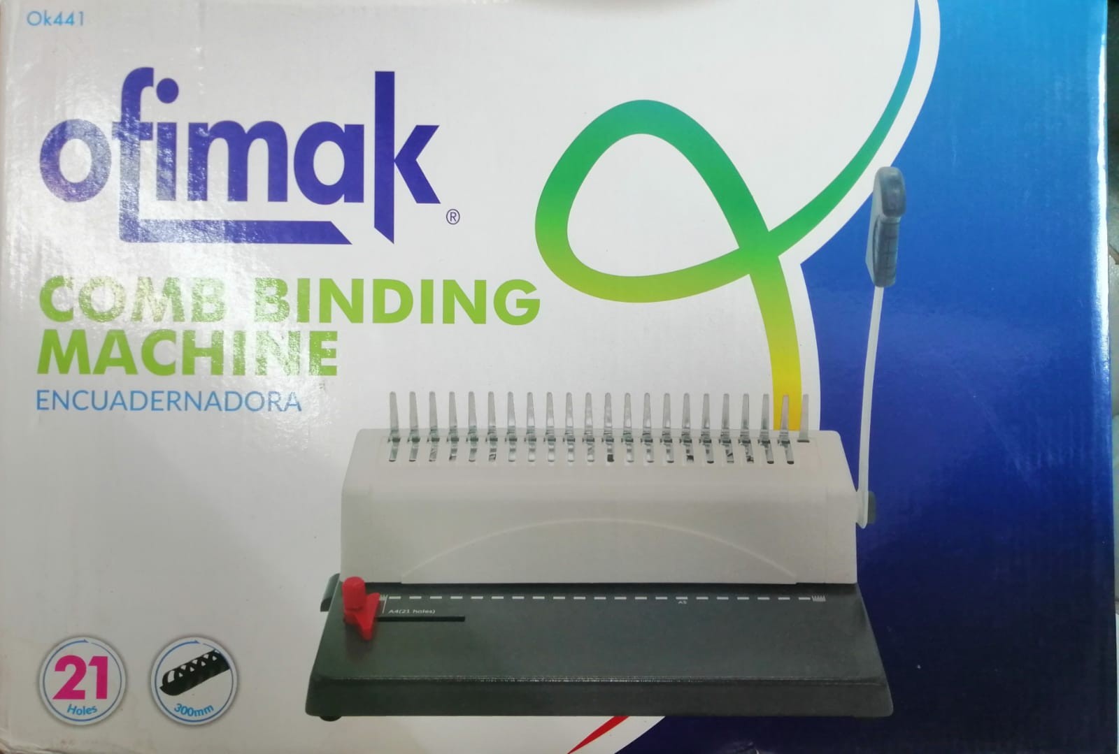 impresoras y scanners - ENCUADERNADORA DE ESPIRAL 12 HOJAS A LA VEZ OFIMAX
TAMAÑO A4 0