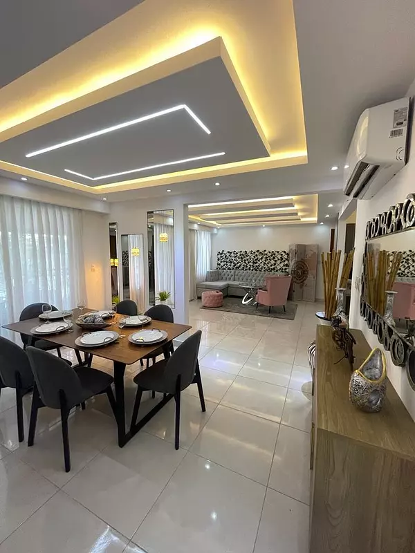 apartamentos - VENTA DE APARTAMENTO AMUEBLADO  EN CIUDAD MODELO,SDN 3