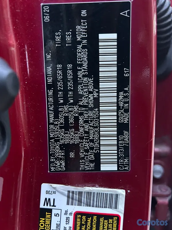 jeepetas y camionetas - Toyota Highlander 2020 full clean 9