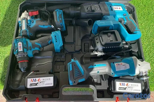 herramientas, jardines y exterior - 🔧 KIT DE TALADRO MULTIFUNCIONAL AM-C  3