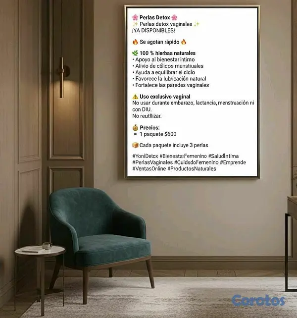 salud y belleza - perlas detox vaginales de excelente Calidad. 3