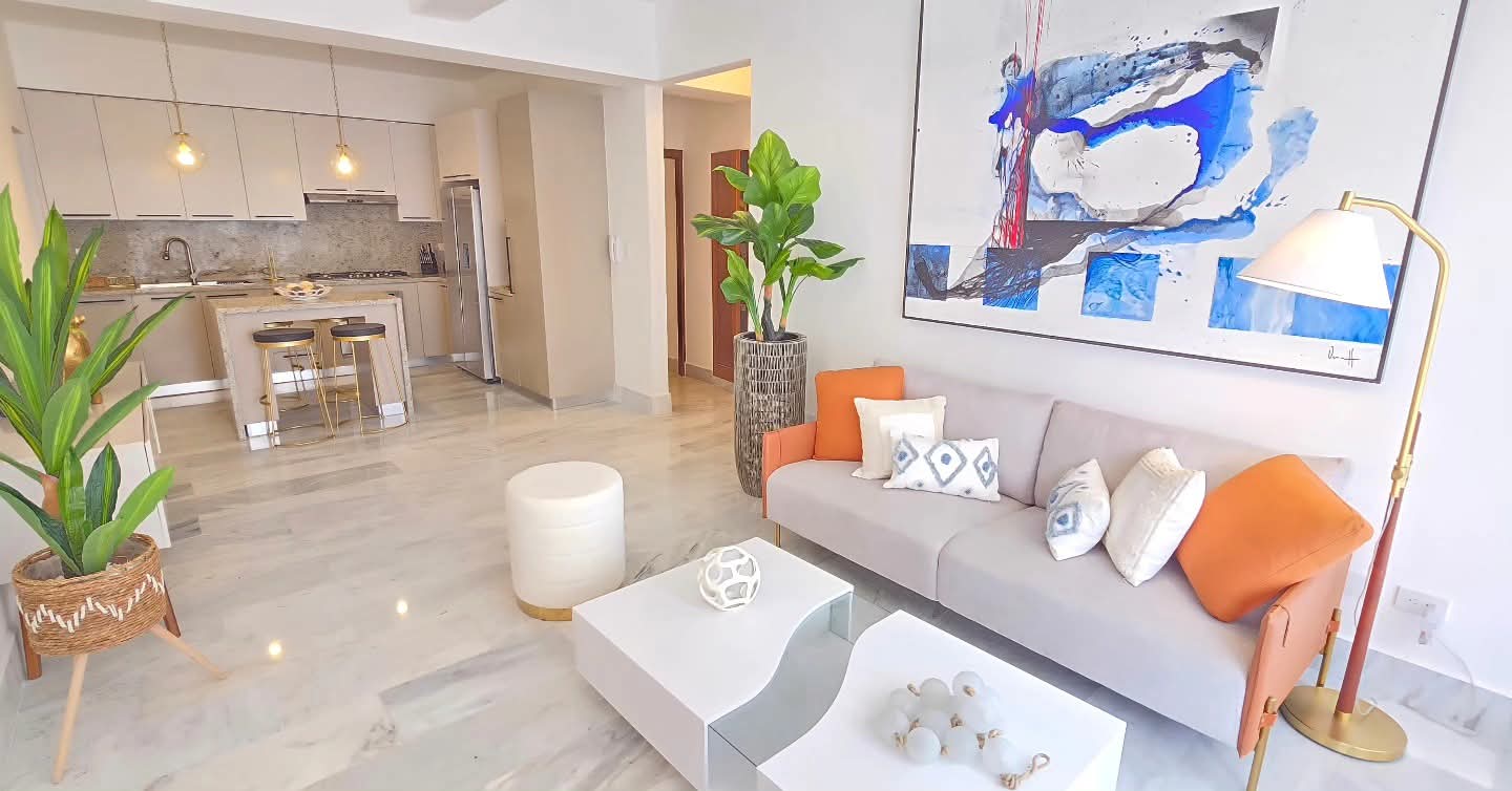 apartamentos - RENTO 4TO PISO EN TORRE LA ESMERALDA SANTIAGO 