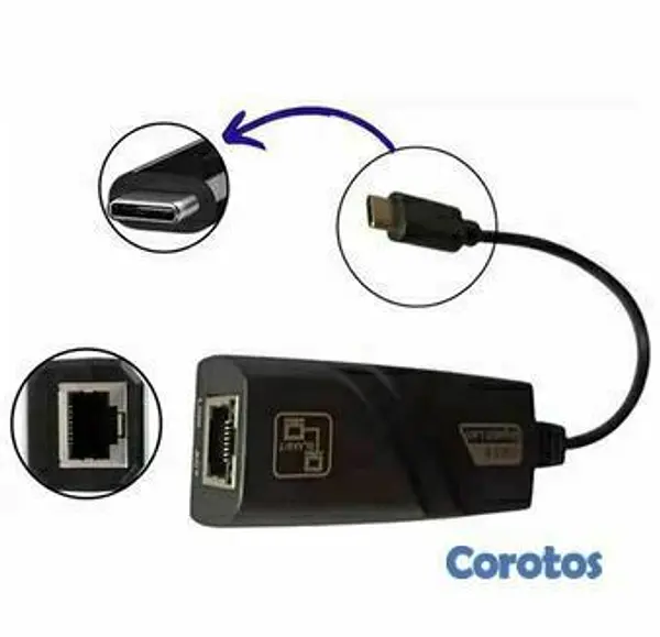 accesorios para electronica - Adaptador de red tipo C a RJ45 ethernet  3
