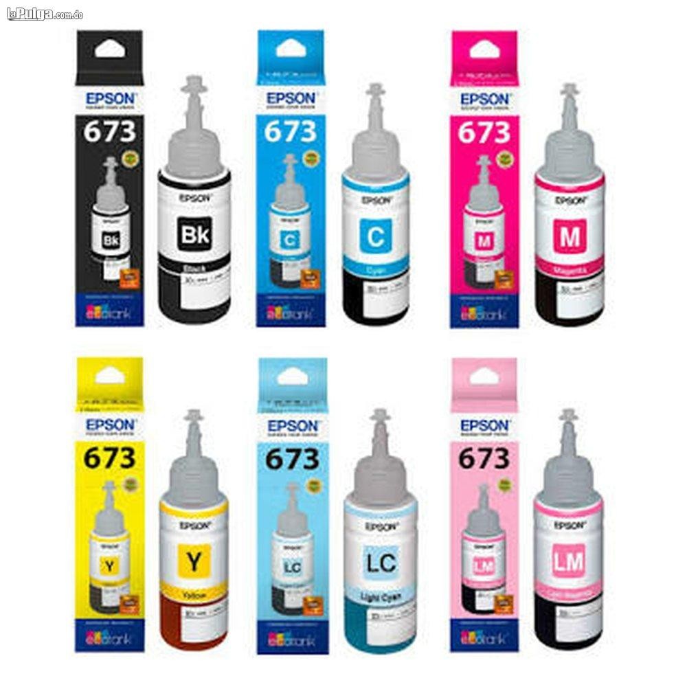 impresoras y scanners - BOTELLA DE TINTA EPSON 673  EN TODOS LOS COLORES   0