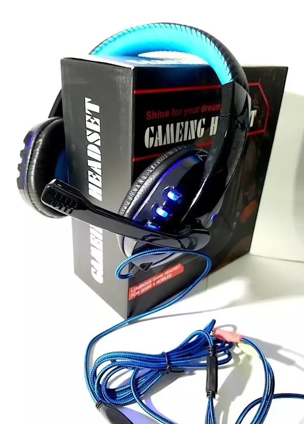 accesorios para electronica - Audifonos Gaming con microfono auriculares Gamer Jugar play cascos videojuegos 2