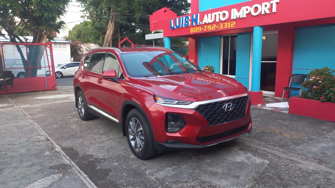 jeepetas y camionetas - Hyundai Santa Fe año 2020 Rojo 0
