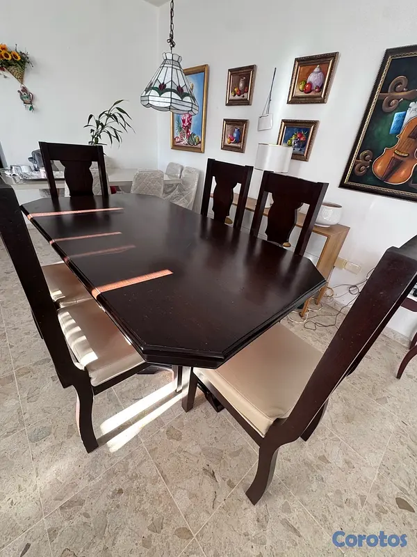 muebles y colchones - Comer de 6 sillas 2