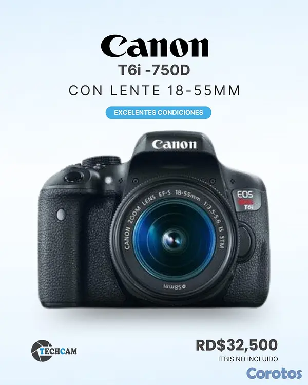 camaras y audio - CAMARAS CANON 6