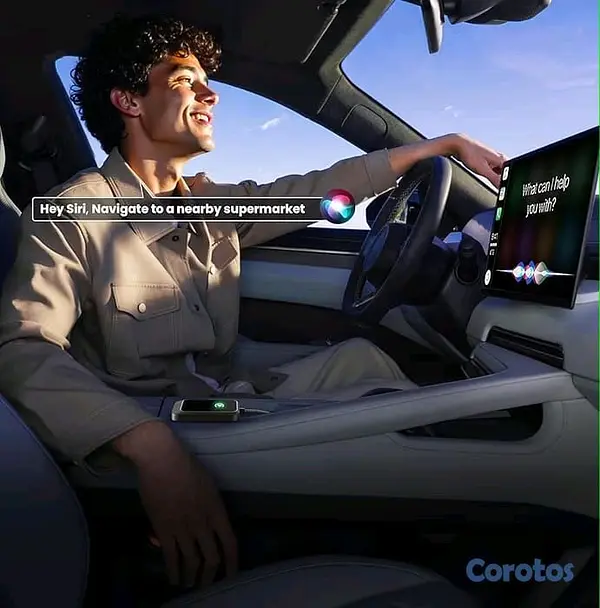 accesorios para electronica - Adaptador inalámbrico CarPlay para iPhone - Con cable a inalámbrico 6