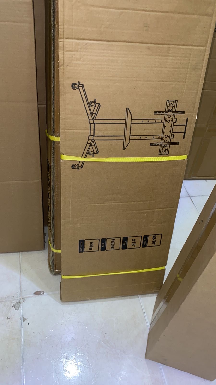 accesorios para electronica - BASE SOPORTE MOVIBLE PARA TV de 32” a 65”  2