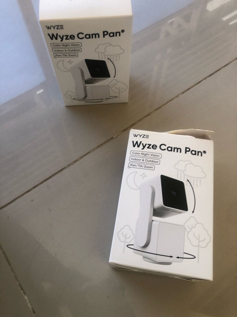 camaras y audio - 2 WYZE Cam Pan v3 IP65 1080P 360° 2