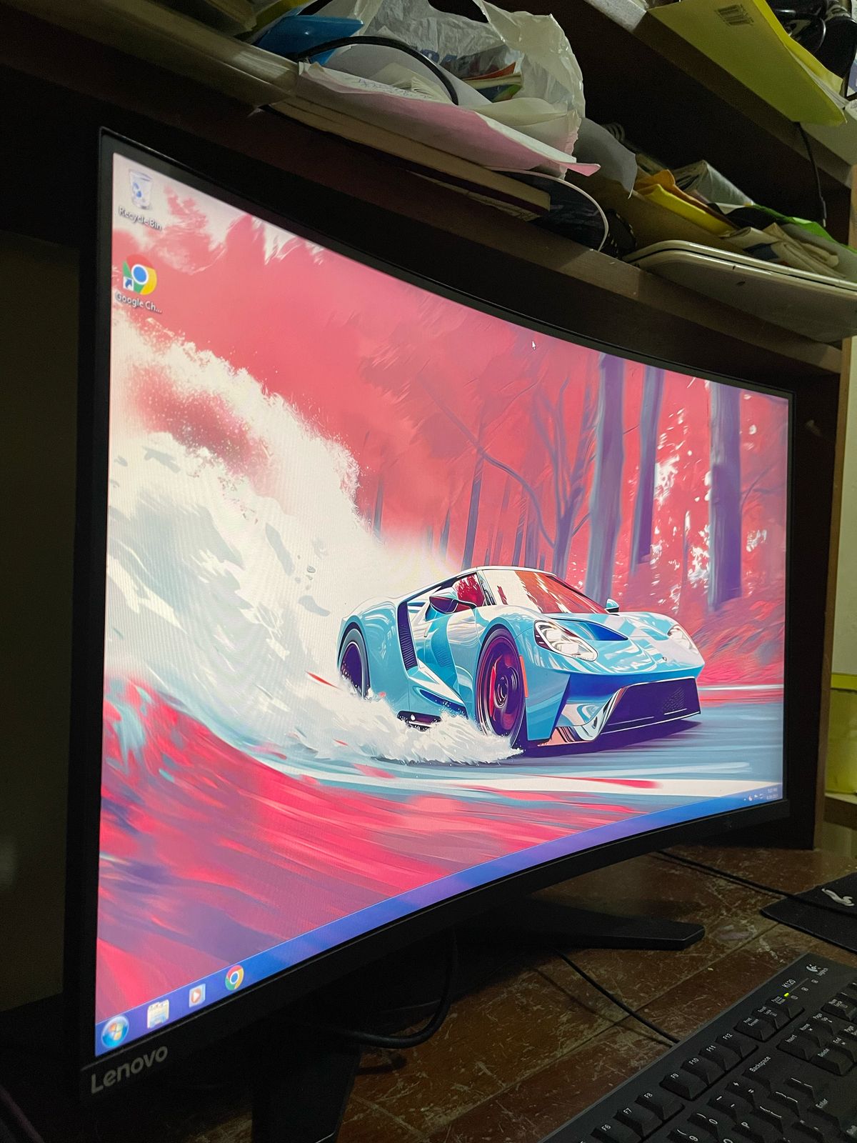 computadoras y laptops - Vendo monitor Lenovo Curvo a 165hz 2