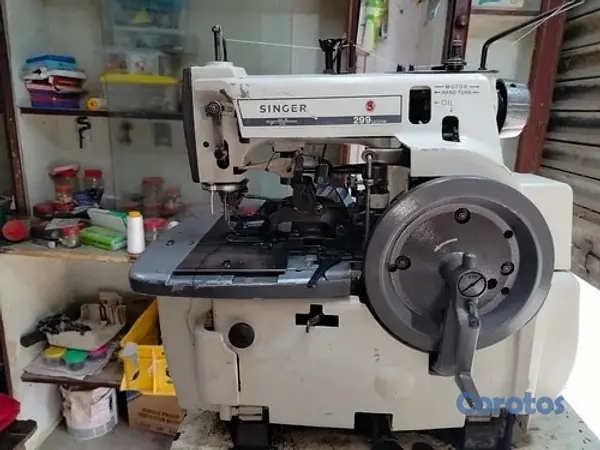 arte y antigüedades - máquina industrial especializada en ojales 3