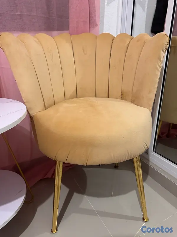 muebles y colchones - se vende sillas tipo flor y mes  3