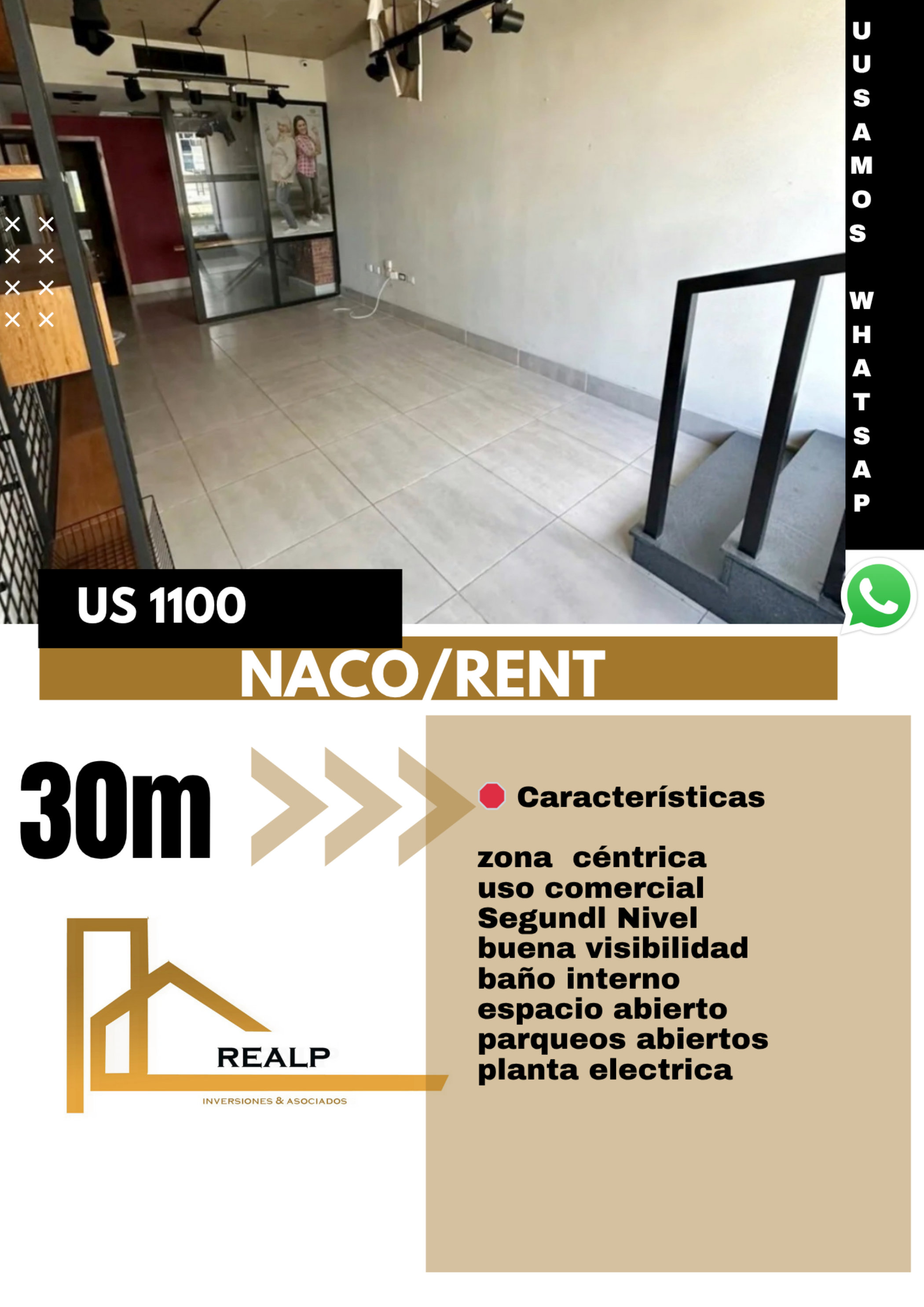 oficinas y locales comerciales - Local céntrico en Naco