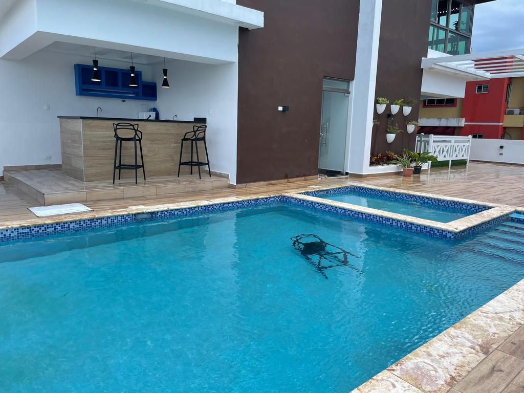 apartamentos - Se vende apartamento amueblado con piscina y GYM 5